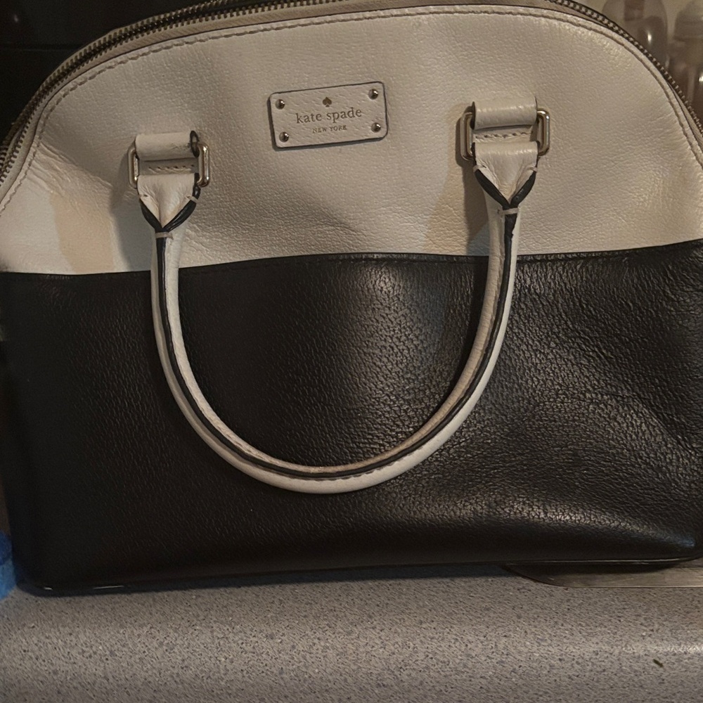Kate Spade Black and White Satchel